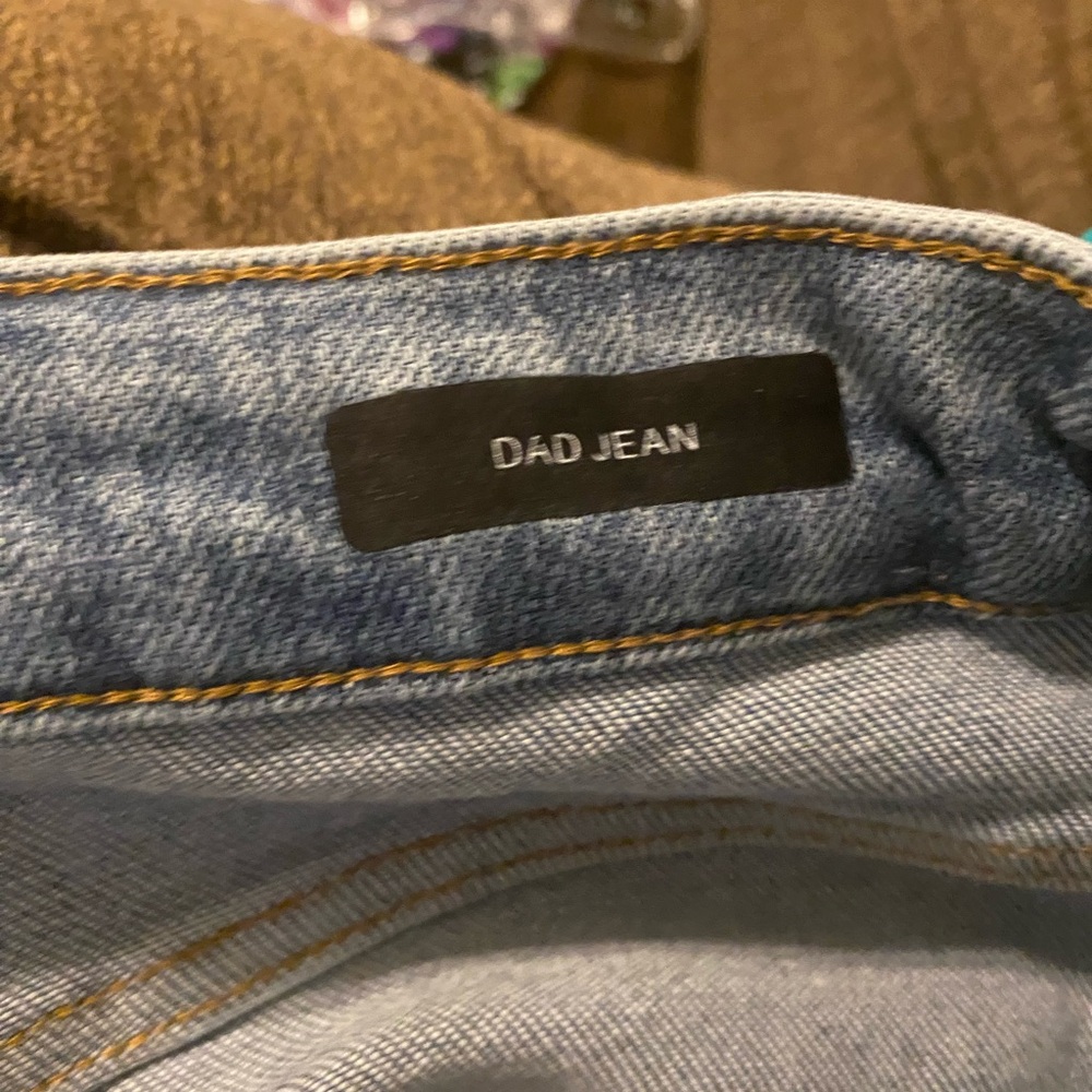 Judy Blue High-Rise Dad Jean Distressed Cris Cross
Waistband Light Wash - Picture 16 of 16